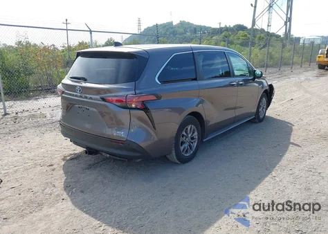 2021 Toyota Sienna Xle из США, поврежденный, VIN 5TDYSKFC6MS012649